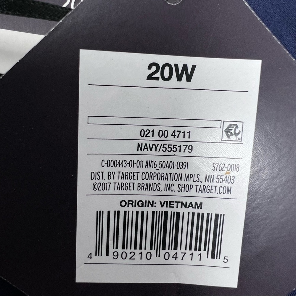 Ava & Viv Navy Blue Mid Rise Chino Shorts Size 20W 2X NWT Cotton Spandex Blend - Picture 6 of 13